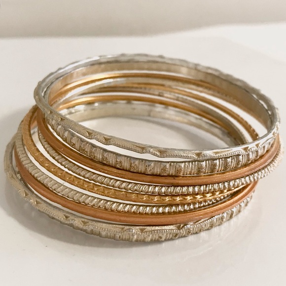 🌟HOST PICK🌟 Gold toned bracelets from Singapore - Picture 1 of 3